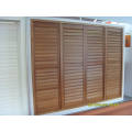 89mm Real Solid Wood Shutters